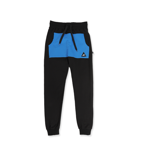 Hello Stranger Boys Pocket Track Pant - Black/Blue