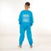 Hello Stranger Boys Raglan Crew - Bright Blue