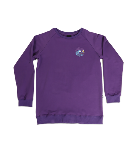 Hello Stranger Boys Raglan Crew - Violet