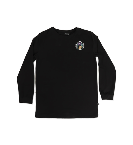 Hello Stranger Boys L/S Tee - Black (Happy Club)