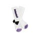 Hello Stranger Socks - White/Purple