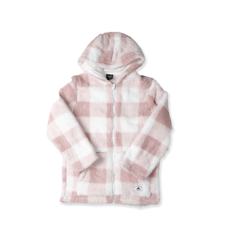 Hello Stranger Girls Sunrise Jacket - Pink Check