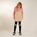 Hello Stranger Girls Adventure Fleece - Dusty Pink/Beige