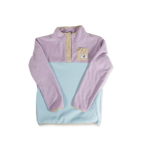 Hello Stranger Girls Adventure Fleece - Purple/Blue