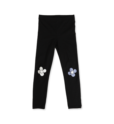 Hello Stranger Girls Legging - Black/Purple
