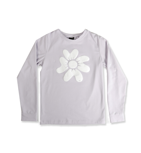 Hello Stranger Girls L/S Tee - Pale Purple