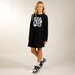 Hello Stranger Girls L/S Monday Dress - Black