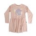 Hello Stranger Girls L/S Monday Dress - Dusty Pink