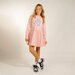 Hello Stranger Girls L/S Monday Dress - Dusty Pink