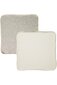Nature Baby Organic Jersey Face Cloth 10 Pk - Natural/Grey Marl Stripe