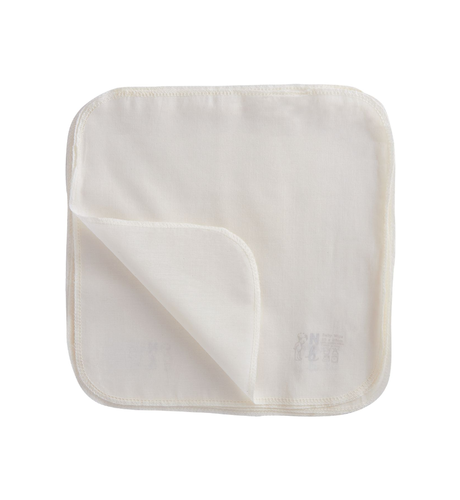 Nature Baby Organic Muslin Face Cloth 6 Pk - Natural