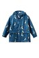 Nature Baby Raincoat - Puffin Teal Print