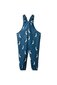 Nature Baby Splash Overalls - Puffin Teal Print