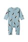 Nature Baby Henley Pyjama Suit - Puffin Print