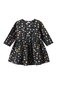 Nature Baby L/S Twirl Dress - Navy Pollyanna Print