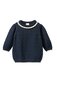 Nature Baby L/S Maeve Tee - Navy Pointelle