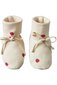 Nature Baby Booties - Raspberry Print