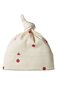 Nature Baby Cotton Knotted Beanie - Raspberry Print