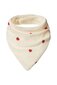 Nature Baby Triangle Bib Terry - Raspberry Print