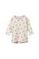 Nature Baby L/S Cloud Tee - Raspberry Print
