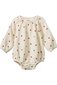 Nature Baby Meadow Bodysuit - Raspberry Print