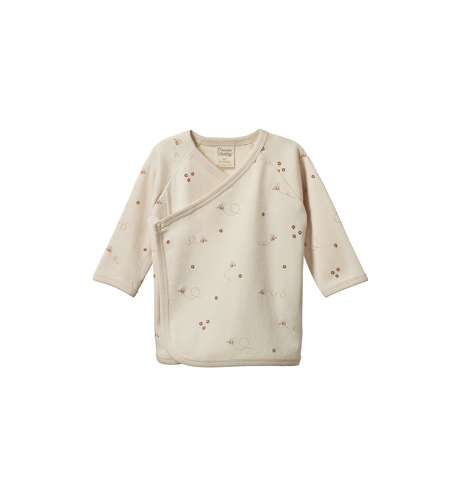 Nature Baby Kimono Jacket - Bumble Bee Print