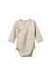 Nature Baby L/S Kimono Bodysuit - Bumble Bee Print