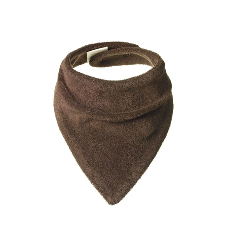 Nature Baby Triangle Bib Terry - Pinecone