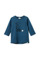 Nature Baby L/S River Tee - Foxy Teal Print