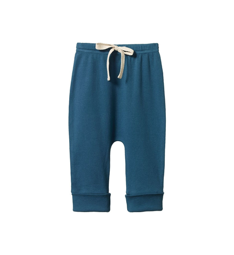 Nature Baby Drawstring Pants - Teal