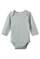 Nature Baby L/S Bodysuit - Teal Pinstripe