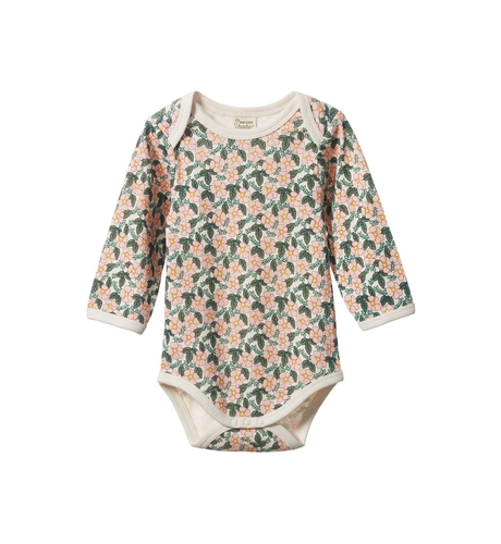Nature Baby L/S Bodysuit - Garland Print