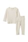 Nature Baby 2Pc L/S Pyjama Set Pointelle - Aster Floral Print
