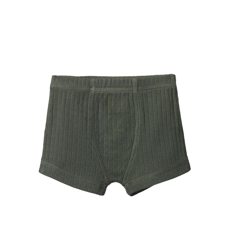 Nature Baby Boxer Shorts Pointelle - Thyme