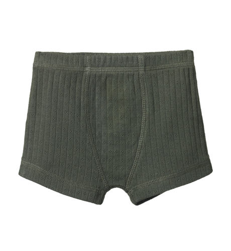 Nature Baby Boxer Shorts Pointelle - Thyme Pointelle