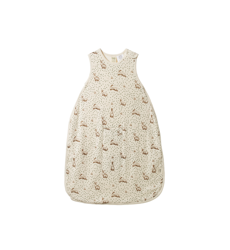 Nature Baby Organic Cotton & Merino Sleeping Bag - Rabbitty Print