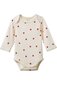 Nature Baby L/S Bodysuit - Raspberry Print
