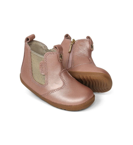 Bobux Step Up Jodhpur Boot - Rose Gold