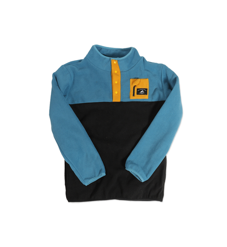 Hello Stranger Boys Adventure Fleece - Teal Black