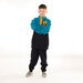 Hello Stranger Boys Adventure Fleece - Teal Black