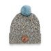 Crywolf Pom Pom Beanie - Blue Speckle