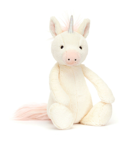 Jellycat Bashful Cream Unicorn - Medium