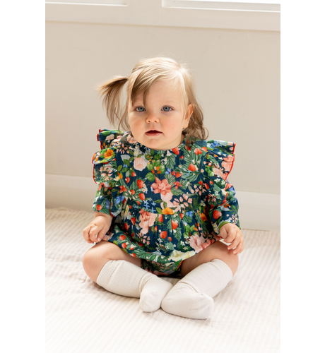 Alex & Ant Carla Playsuit - Strawberry Navy