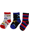 Korango Ribbed Socks 3 pk - Cars & Dinosaurs
