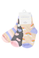 Korango Ribbed Socks 3 pk - Sunshine & Rainbows