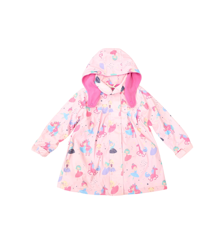 Korango Dancing Unicorn Raincoat - Pink