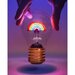Stellar Haus Rainbow Lightbulb Lamp USB Rechargeable