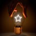 Stellar Haus Star Lightbulb Lamp USB Rechargeable