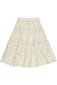Rylee + Cru Tiered Midi Skirt  - Lemons