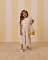 Rylee + Cru Tiered Midi Skirt  - Lemons